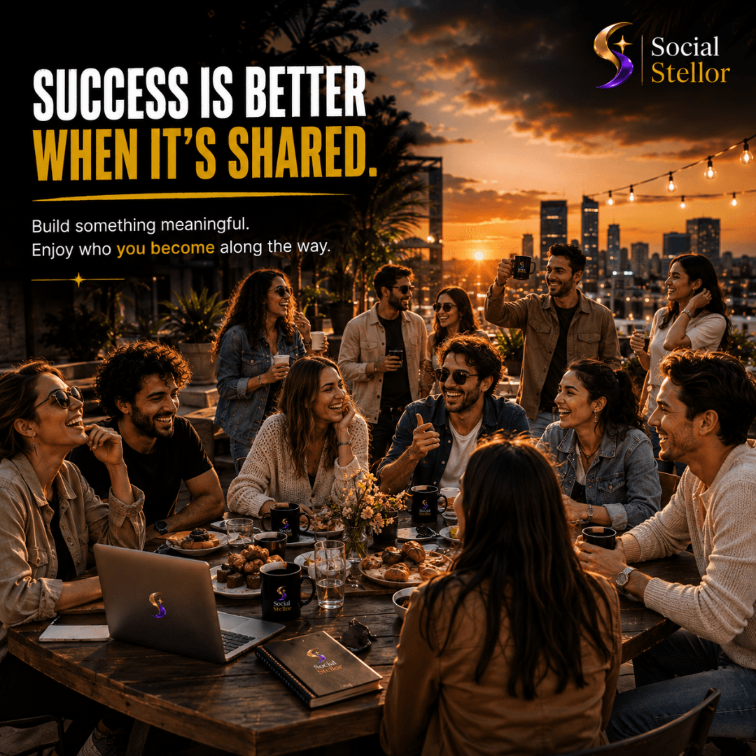 Social Stellor in-house brand social creative
