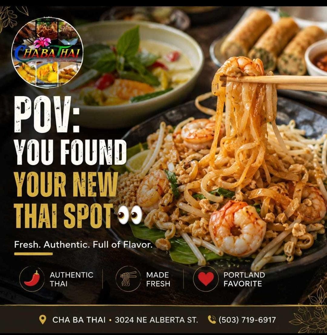 Thai restaurant point-of-view social content